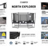 North Explorer Oval 16' x 11' Trampoline - Image 2