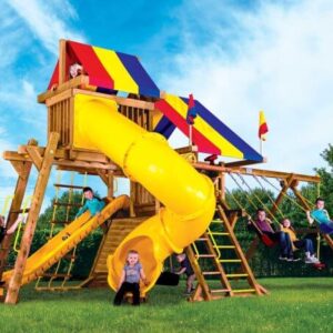 15J Sunshine Castle Pkg V with 270° Spiral Slide