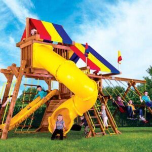 15J Sunshine Castle Pkg V with 270° Spiral Slide