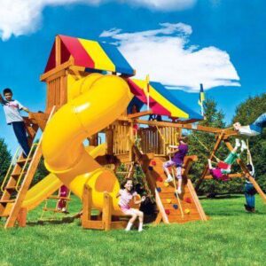 19J Rainbow Castle Pkg.5 with 360 Spiral Slide
