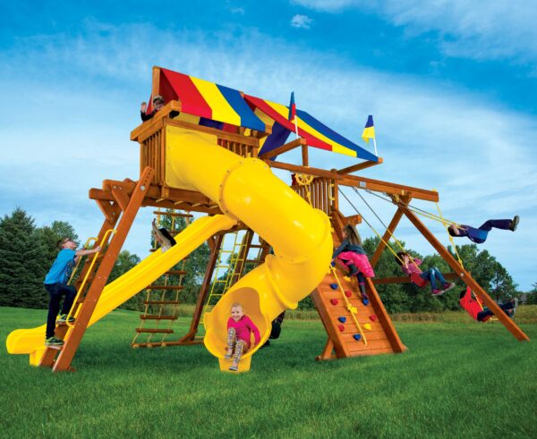 25E King Kong Castle Base Pkg V with 270° Spiral Slide